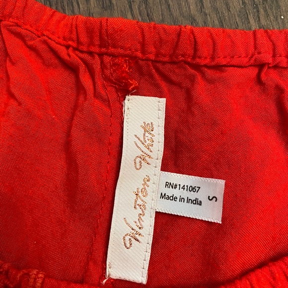 Winston White- red crochet shorts - Picture 7 of 7